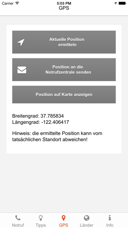 Reise-Notruf-Service