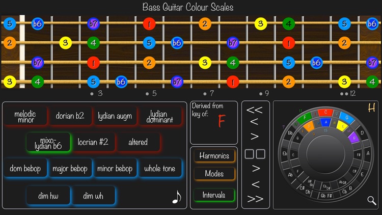 Bass Guitar Colour Scales screenshot-3