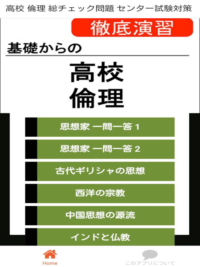 高校 倫理 総チェック問題