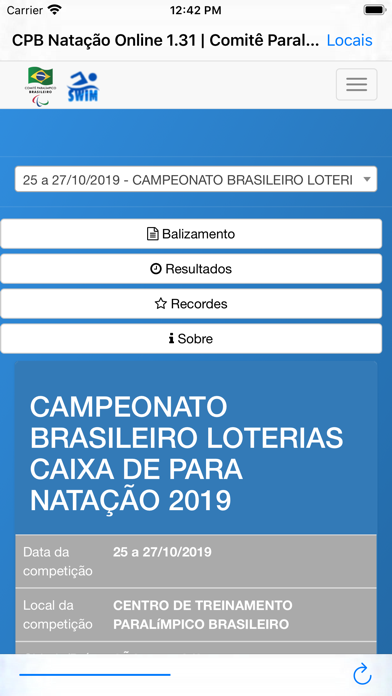 CPB Natação screenshot 2