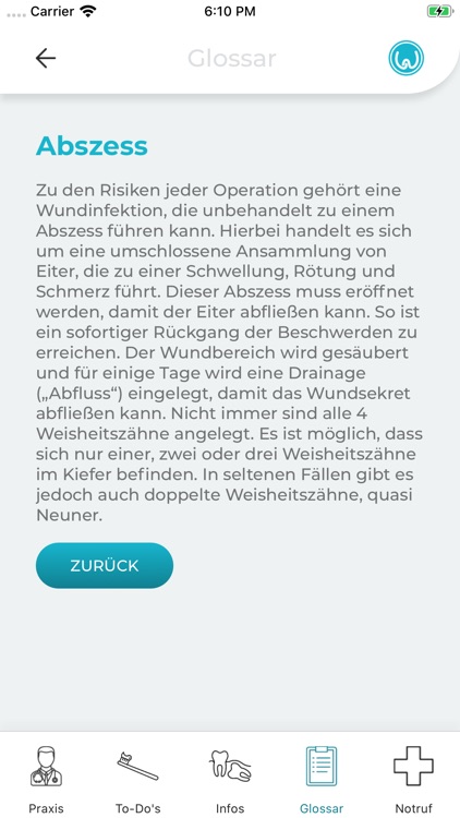 Weisheitszahn App screenshot-8