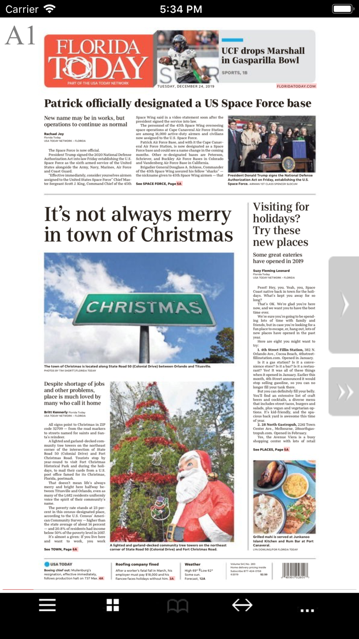 Florida Today Print Edition