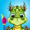 Super Coloring book of Dragon is fun coloring game for kids