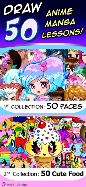 Draw 50 Anime Manga Lessons(圖1)-速報App