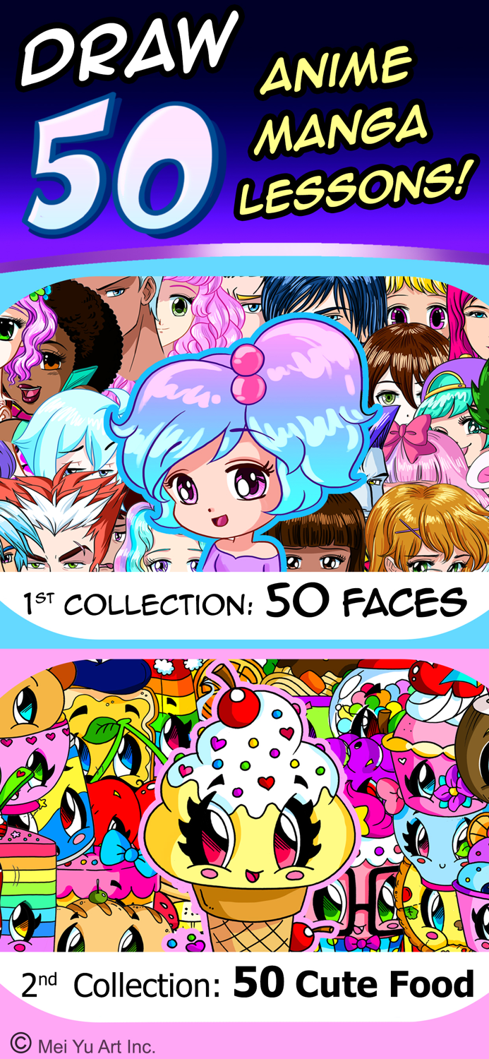 Draw 50 Anime Manga Lessons