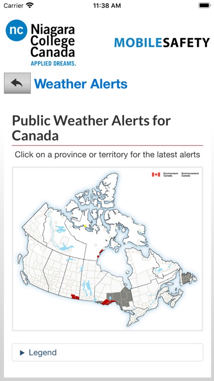 Mobile Safety Niagara College screenshot-7