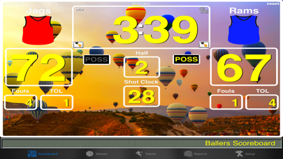 Basketball Scoreboard Pro screenshot 2