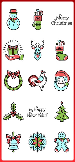 Christmas Elf Stickers Party(圖2)-速報App