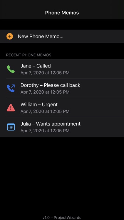 Phone Memos screenshot-3