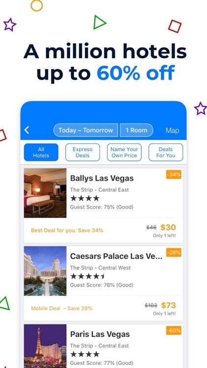 Priceline Hotel & Travel Deals screenshot-0