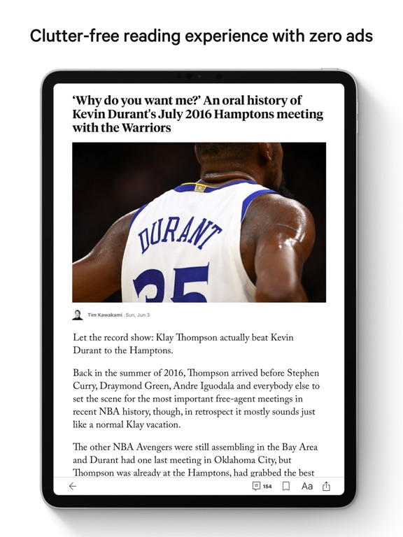 The Athletic: Sports Coverage screenshot