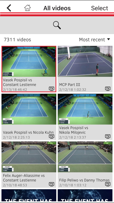 Tennis Canada HP TV screenshot 2