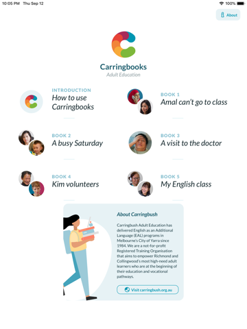 Carringbooks - náhled