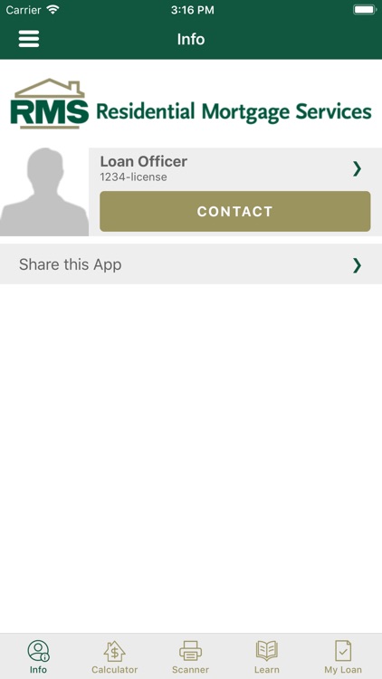 RMS Ready Mobile Mortgage App