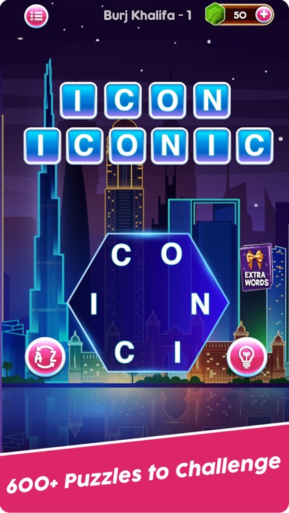 Word Iconic City Puzzle Games