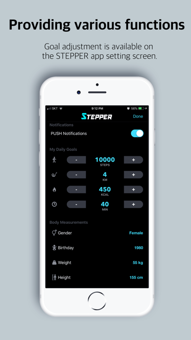 Stepper-Simple diet Pedometer screenshot 3
