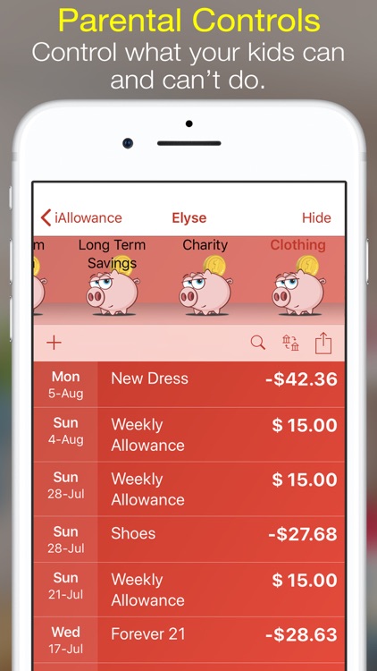 iAllowance Lite with Chores screenshot-6