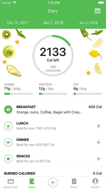 Runtastic Balance Food Diary screenshot-0