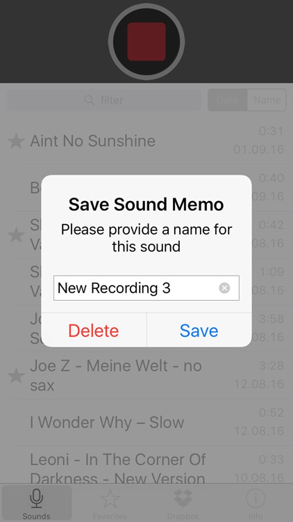 Sound Memos