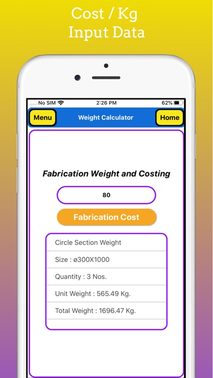 Fabrication Weight Calculator screenshot-8