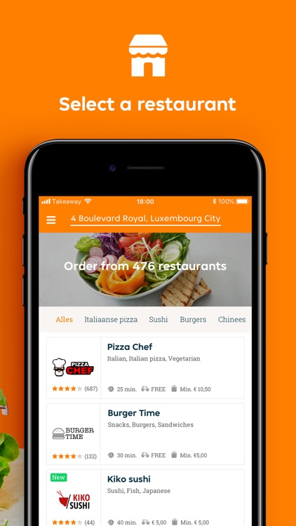 Takeaway.com - Luxembourg