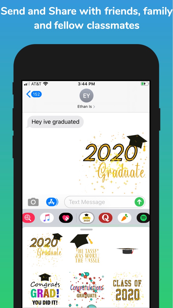 Class of 20 Animated Stickers