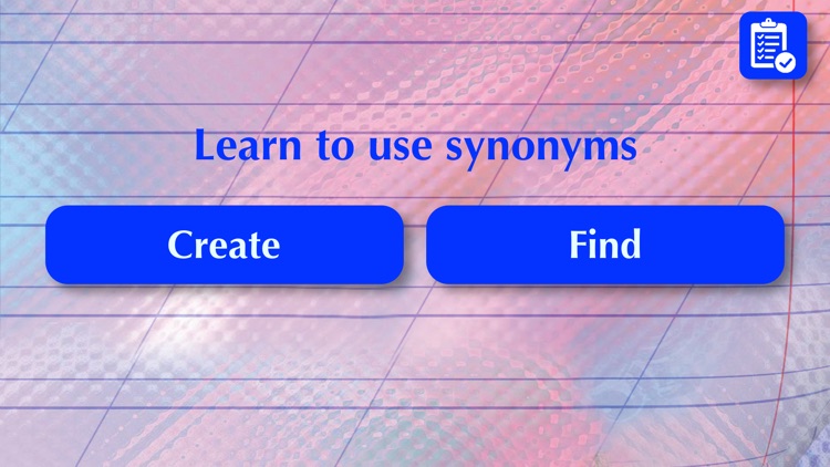 Learn to use synonyms