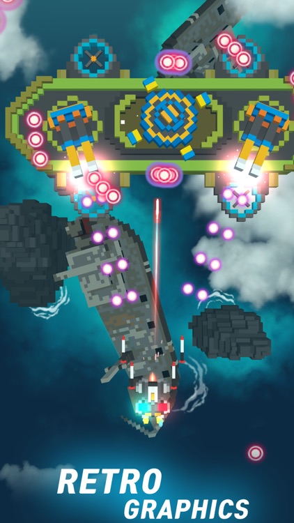 Sky Wings: Pixel Fighter 3D screenshot-4