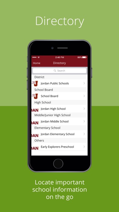 Jordan Public Schools screenshot 2