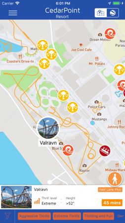 offline guide: cedar point