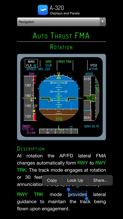 A320 Displays and Panels