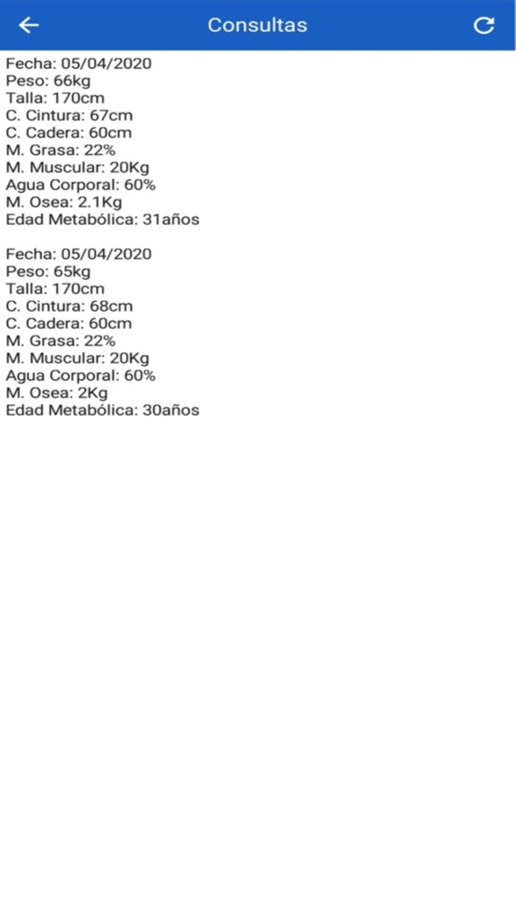 【图】Mi Consulta Nutricional(截图3)