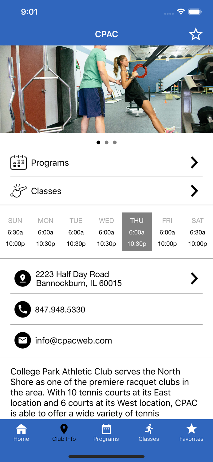 College Park Athletic Club