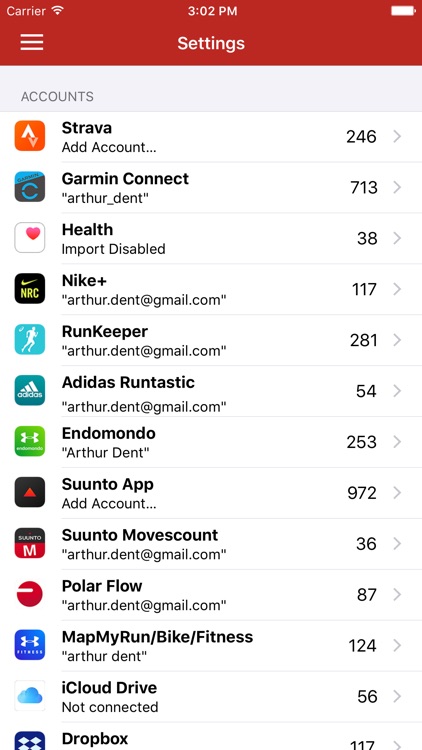 RunGap - Workout Data Manager