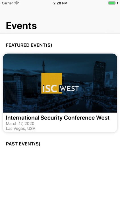 ISC Events