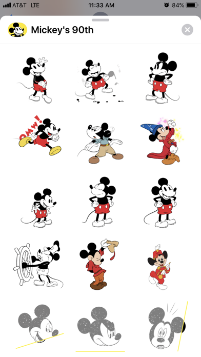 How to cancel & delete Disney Stickers: Mickey's 90th from iphone & ipad 3