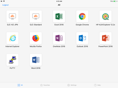 VMware Horizon Client - náhled