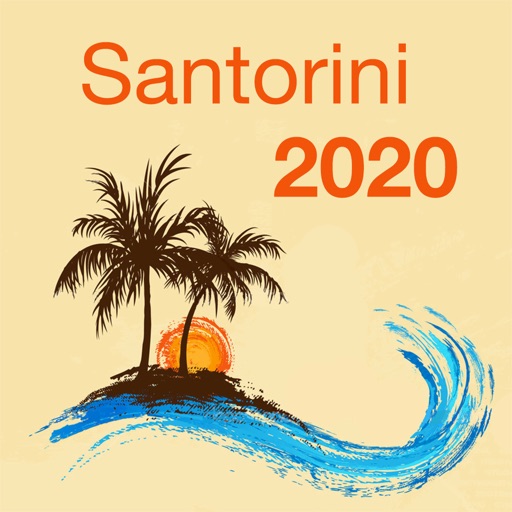 Santorini 2020 — offline map icon