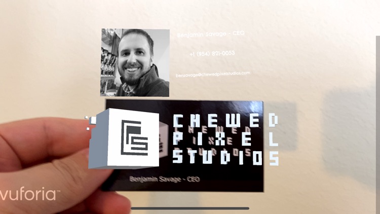 Chewed Pixel AR Business Card