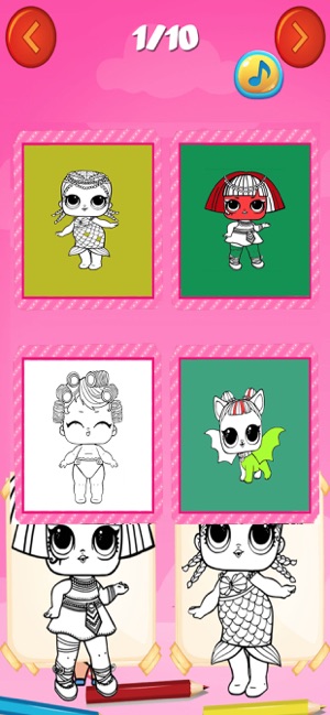 LOL Dolls Coloring Book(圖2)-速報App