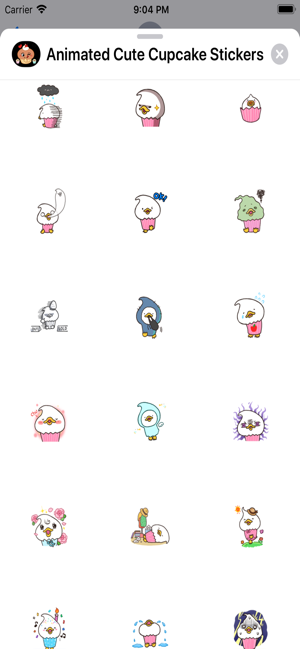 Cute Cupcake Animated Stickers(圖6)-速報App