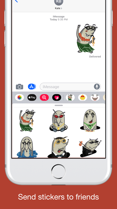 Mole Emoji & Stickers screenshot 4