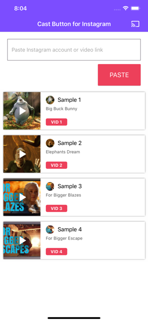 Cast Button 4 Instagram Video(圖4)-速報App