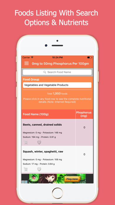 How to cancel & delete Low Phosphorus Foods from iphone & ipad 2