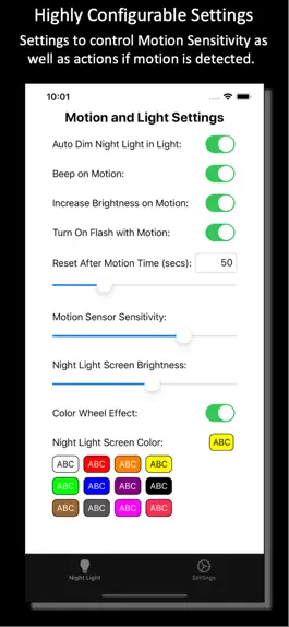 Game screenshot Night Light Motion Sensor hack