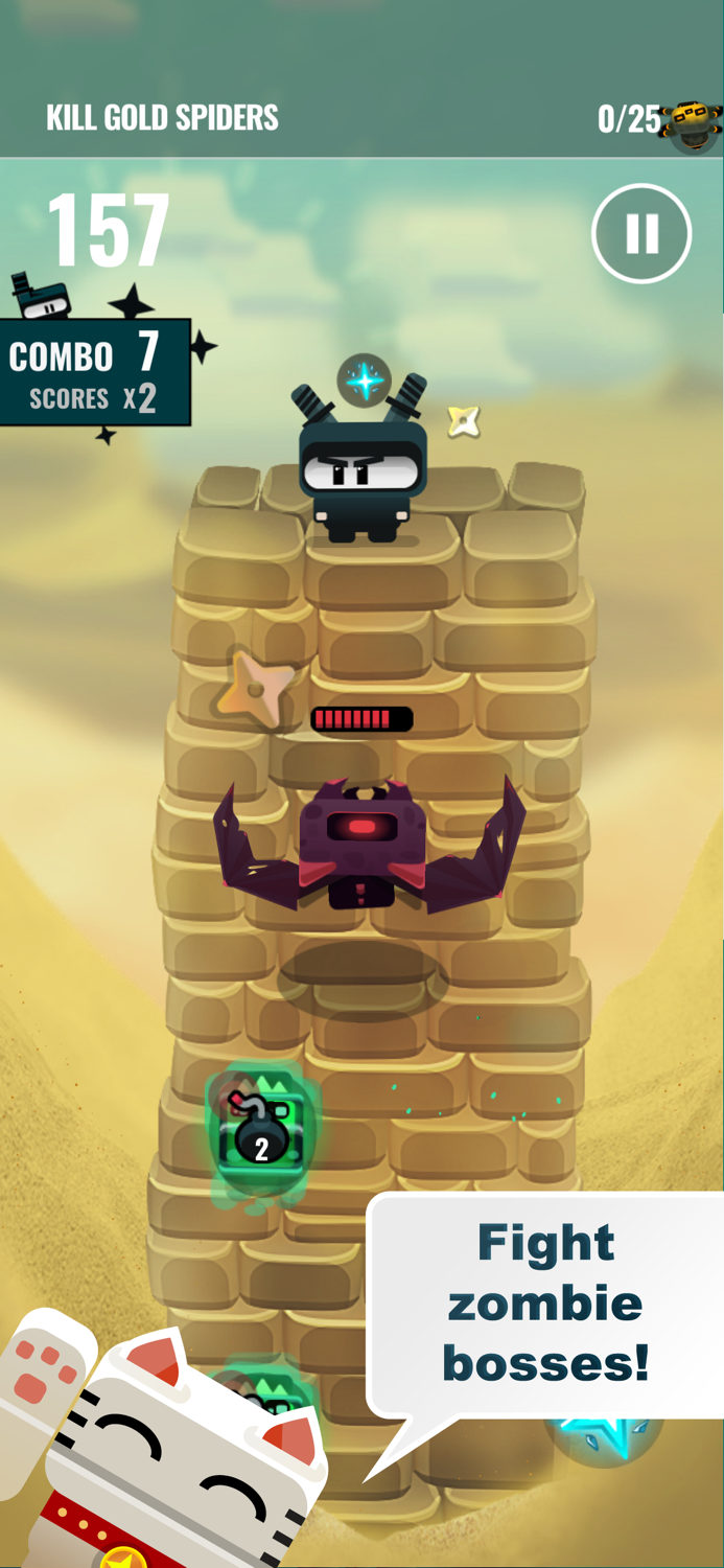 Ninja Dude vs Zombies 2