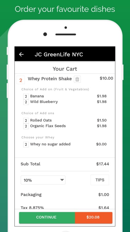 JC GreenLife App To Go