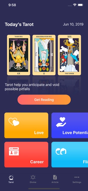 Daily Tarot Card Reading Plus