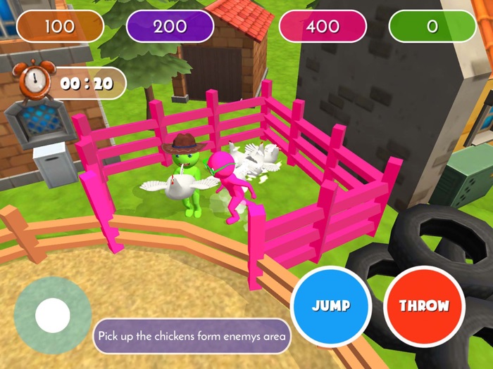 Human Gangs Fight for Chicken