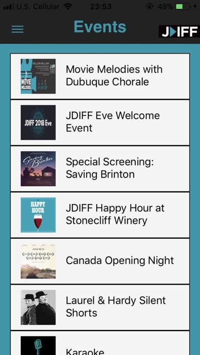 How to cancel & delete Julien Dubuque Film Festival from iphone & ipad 2